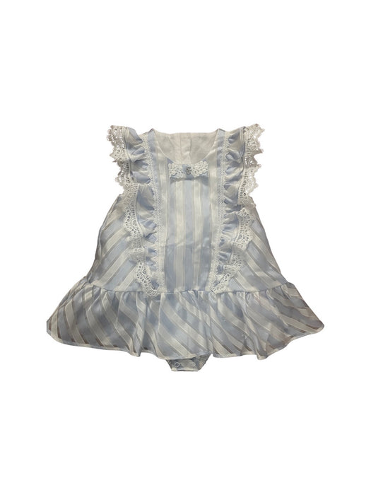 A Blue Sleeveless Rompers from Nicholas & Bears in size 6-12M for girl. (Front View)