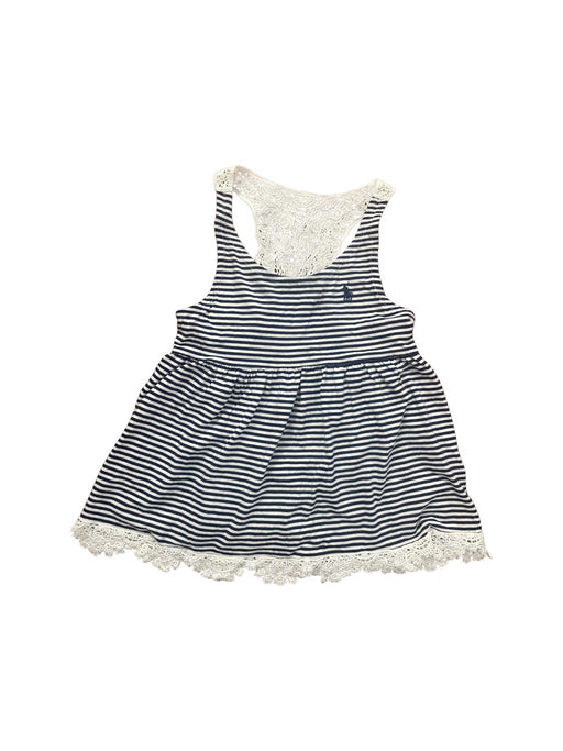 A Navy Sleeveless Dresses from Ralph Lauren in size 12-18M for girl. (Front View)