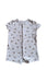 A White Short Sleeve Rompers from Ralph Lauren in size 3-6M for neutral. (Front View)