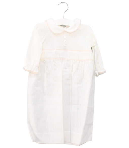 A White Long Sleeve Dresses from Les Enfantines in size 6-12M for girl. (Front View)