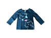 A Black Long Sleeve T Shirts from Momonittu in size 2T for girl. (Front View)