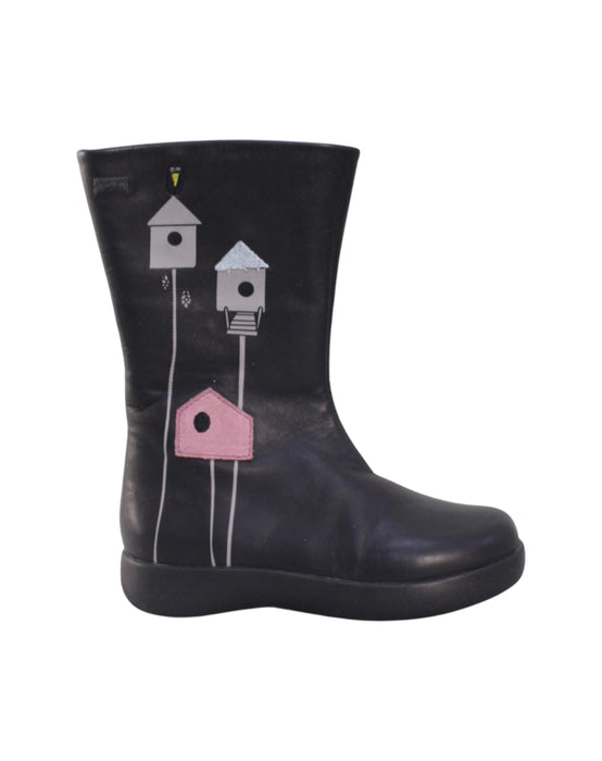 A Black Casual Boots from Camper in size 3T for girl. (Back View)