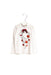 A White Long Sleeve Tops from Blumarine in size 2T for girl. (Front View)