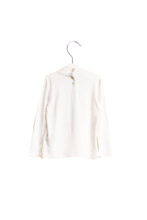 A White Long Sleeve Tops from Blumarine in size 2T for girl. (Back View)