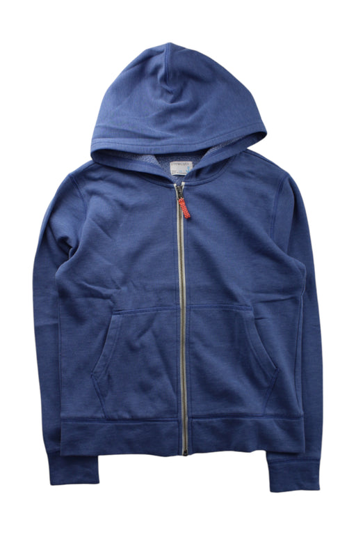 A Blue Zippered Sweatshirts from Crewcuts in size 12Y for neutral. (Front View)