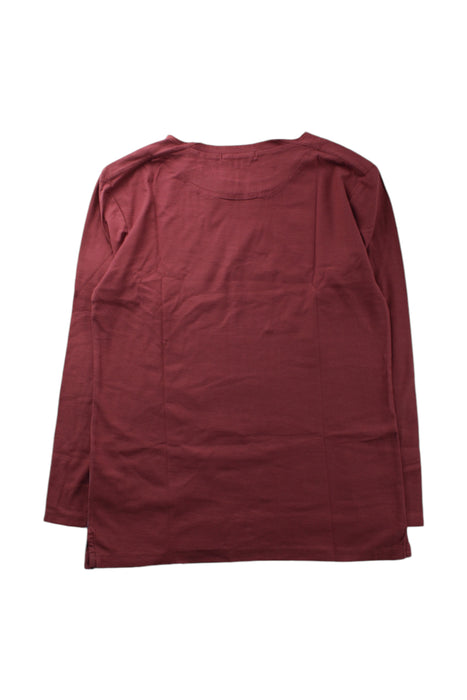 A Burgundy Long Sleeve T Shirts from Bonpoint in size 12Y for boy. (Back View)