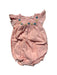A Pink Short Sleeve Rompers from Louise Misha in size 12-18M for girl. (Front View)