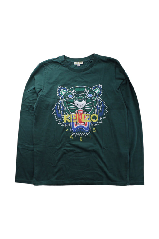 A Green Long Sleeve T Shirts from Kenzo in size 12Y for neutral. (Front View)