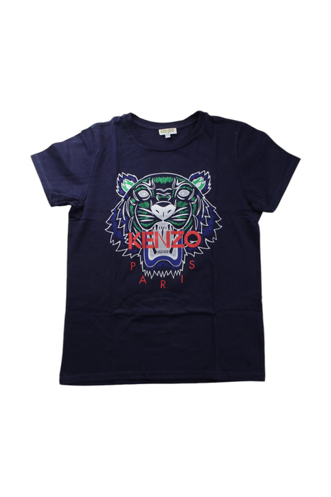 A Navy Short Sleeve T Shirts from Kenzo in size 12Y for boy. (Front View)