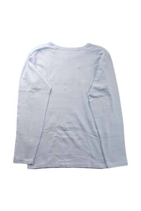 A Blue Long Sleeve T Shirts from Petit Bateau in size 12Y for neutral. (Back View)