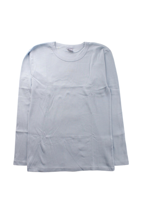 A White Long Sleeve T Shirts from Petit Bateau in size 12Y for neutral. (Front View)