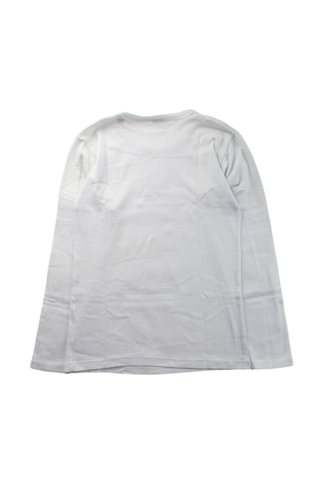 A White Long Sleeve T Shirts from Petit Bateau in size 12Y for neutral. (Back View)