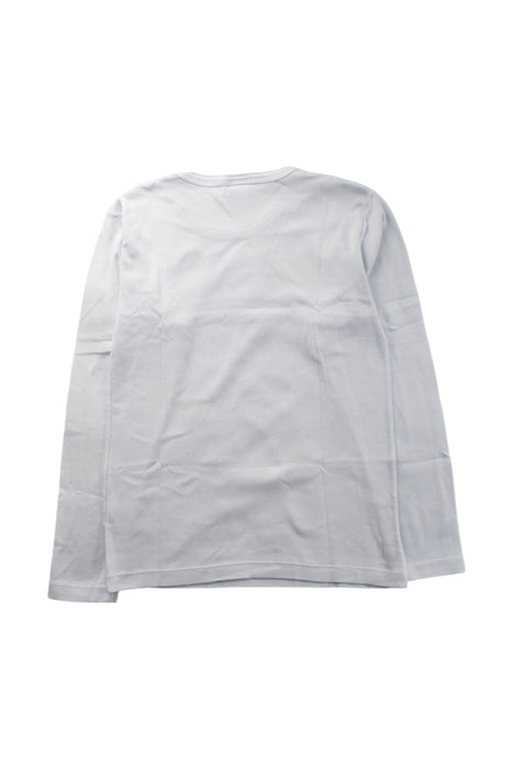 A White Long Sleeve T Shirts from Petit Bateau in size 12Y for neutral. (Back View)