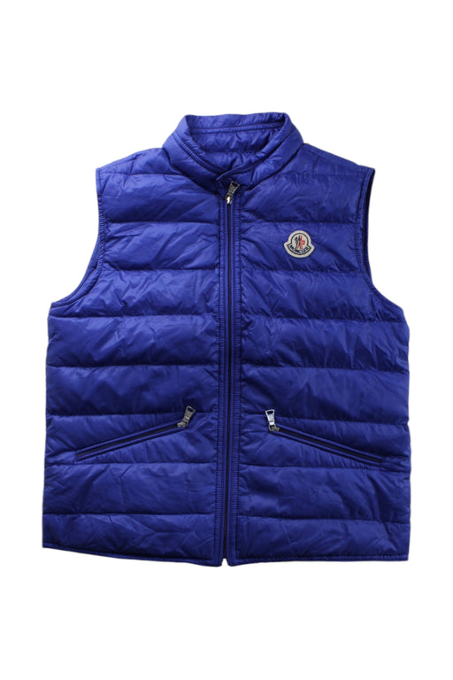 A Blue Puffer/Quilted Coats & Outerwear from Moncler in size 12Y for neutral. (Front View)