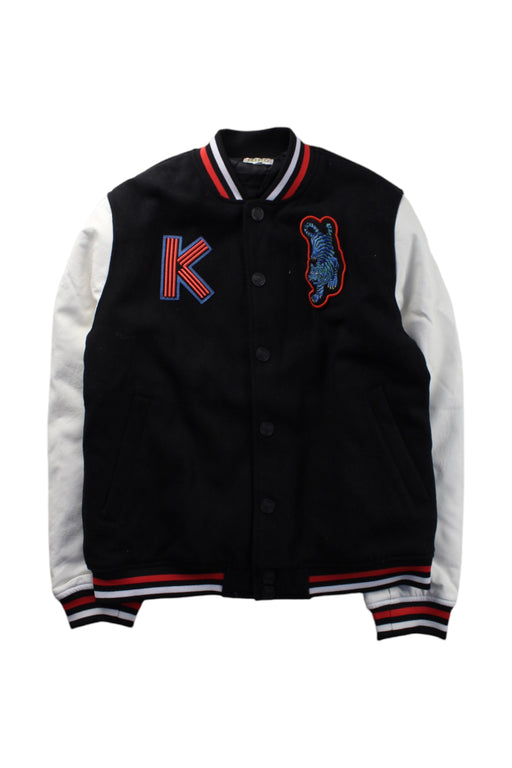 A Black Lightweight Jackets from Kenzo in size 12Y for boy. (Front View)