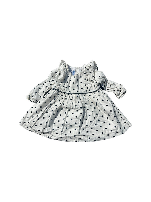 A White Long Sleeve Dresses from Jacadi in size 6-12M for girl. (Front View)