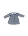 A Navy Long Sleeve Dresses from Jacadi in size 6-12M for girl. (Front View)