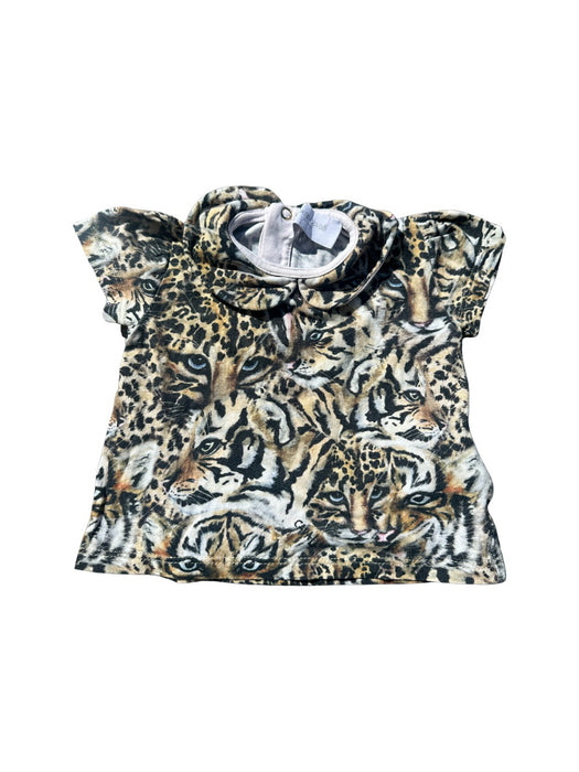 A Multicolour Short Sleeve Shirts from Roberto Cavalli in size 3-6M for girl. (Front View)