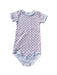 A White Short Sleeve Bodysuits from Petit Bateau in size 0-3M for neutral. (Front View)