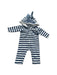 A Navy Onesies from Seed in size 0-3M for neutral. (Front View)