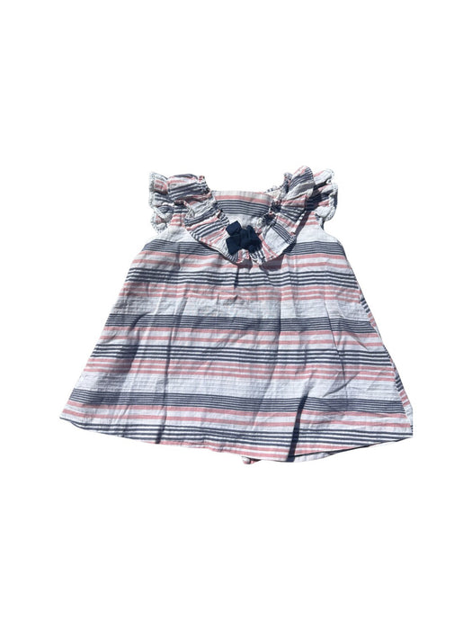 A Pink Sleeveless Dresses from Lola Palacios in size 6-12M for girl. (Front View)