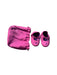 A Pink Flats from Shanghai Tang in size 12-18M for girl. (Front View)