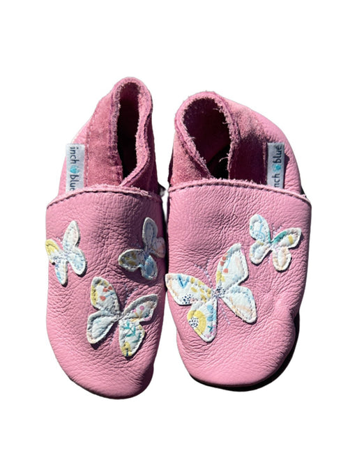 A Pink Slippers from Inch Blue in size 12-18M for girl. (Front View)