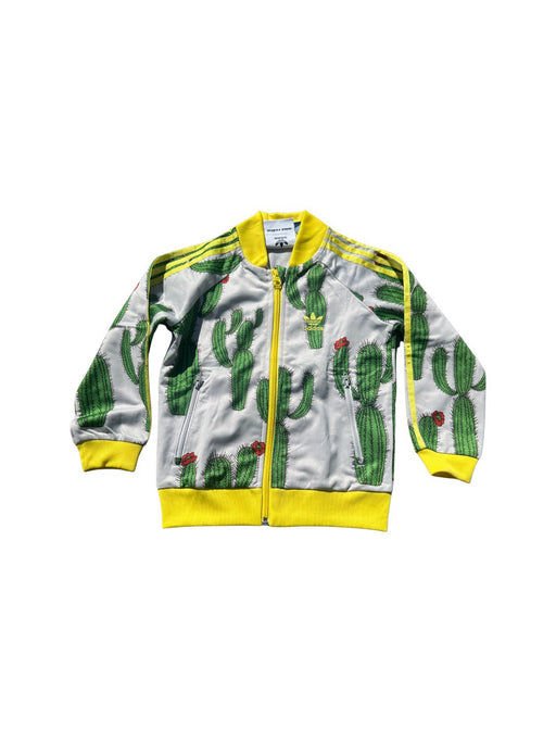 A Green Lightweight Jackets from Adidas Mini Rodini in size 4T for neutral. (Front View)