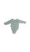 A Green Long Sleeve Bodysuits from Mori in size 6-12M for neutral. (Back View)