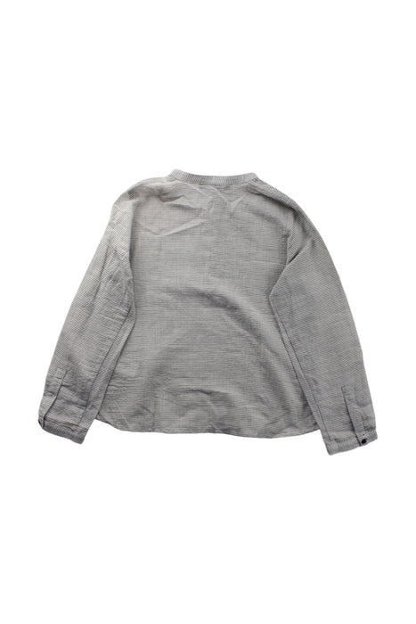 A Grey Long Sleeve Shirts from Bonpoint in size 6T for boy. (Back View)