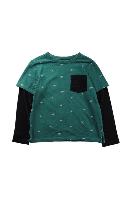 A Green Long Sleeve T Shirts from Tucker & Tate in size 5T for neutral. (Front View)