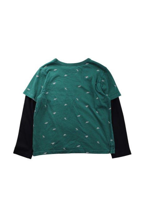 A Green Long Sleeve T Shirts from Tucker & Tate in size 5T for neutral. (Back View)