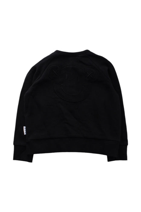 A Black Zippered Sweatshirts from Hux in size 3T for neutral. (Back View)