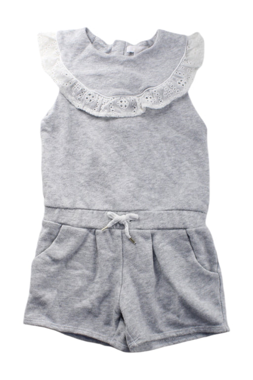 A Grey Sleeveless Rompers from Chloe in size 3T for girl. (Front View)