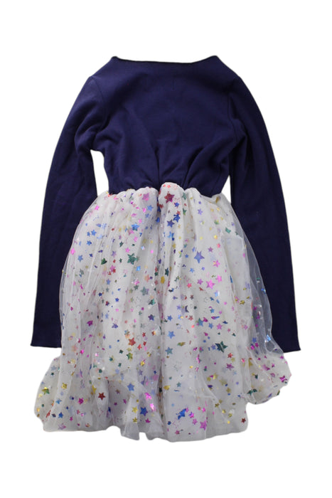 A Multicolour Long Sleeve Dresses from Lola + The Boys in size 4T for girl. (Back View)