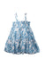 A Blue Sleeveless Dresses from Janie & Jack in size 3T for girl. (Back View)