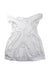A White Short Sleeve Dresses from Chateau de Sable in size 2T for girl. (Back View)
