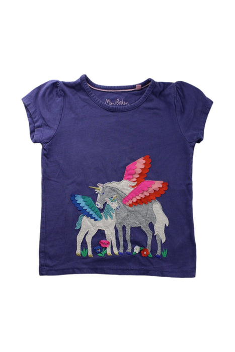 A Purple Short Sleeve Tops from Boden in size 4T for girl. (Front View)