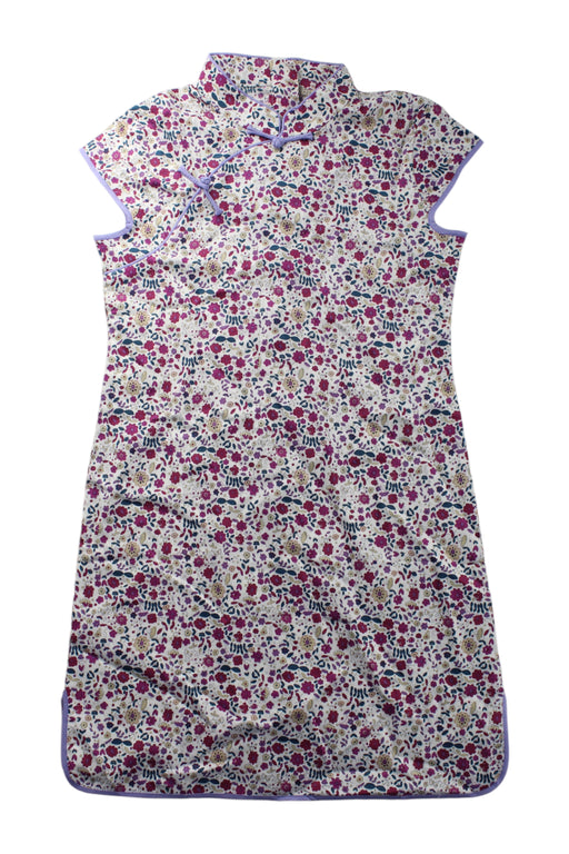 A Multicolour Sleeveless Dresses from Bimbo Concept in size 5T for girl. (Front View)