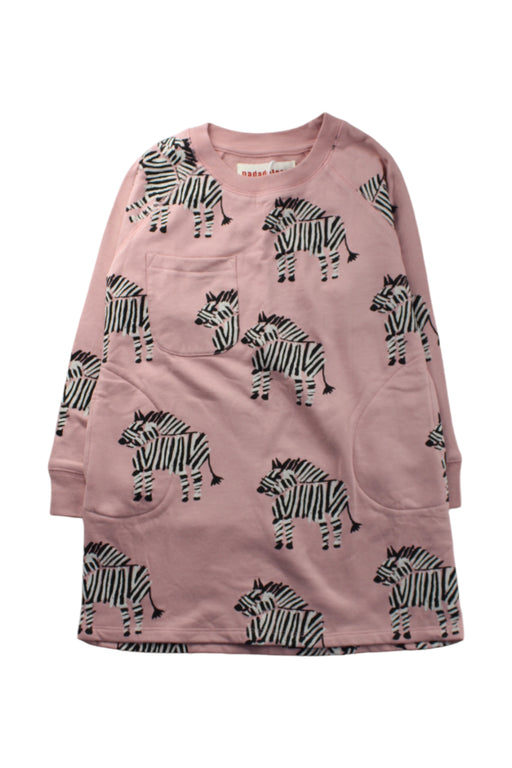 A Pink Long Sleeve Dresses from Nadadelazos in size 4T for neutral. (Front View)