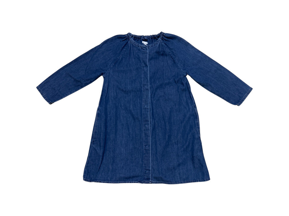 A Blue Long Sleeve Dresses from COS in size 7Y for girl. (Front View)