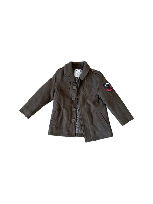 A Grey Coats from Appaman in size 3T for boy. (Front View)