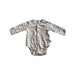 A Beige Long Sleeve Bodysuits from Primeval in size 6-12M for neutral. (Front View)