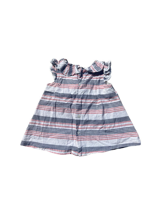 A Pink Sleeveless Dresses from Lola Palacios in size 6-12M for girl. (Back View)