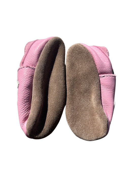 A Pink Slippers from Inch Blue in size 12-18M for girl. (Back View)