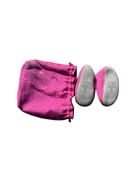 A Pink Flats from Shanghai Tang in size 12-18M for girl. (Back View)
