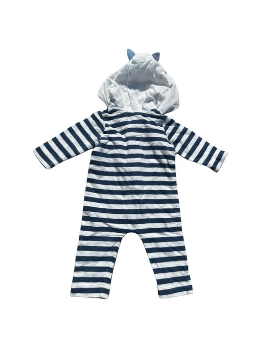 A Navy Onesies from Seed in size 0-3M for neutral. (Back View)