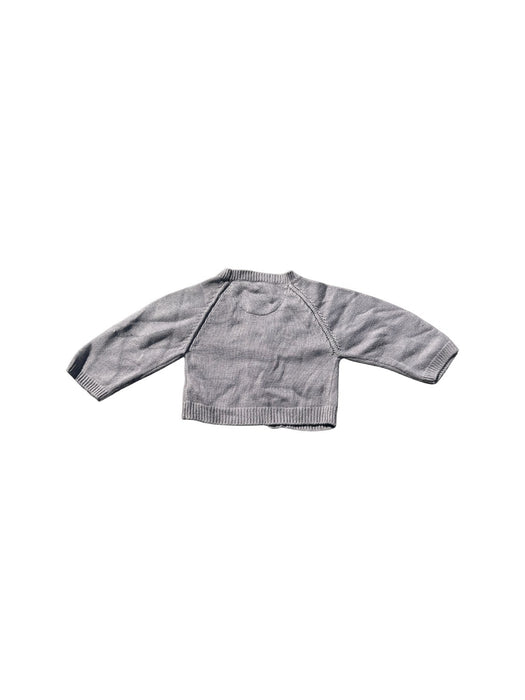 A Grey Cardigans from Château de Sable in size 3-6M for neutral. (Back View)