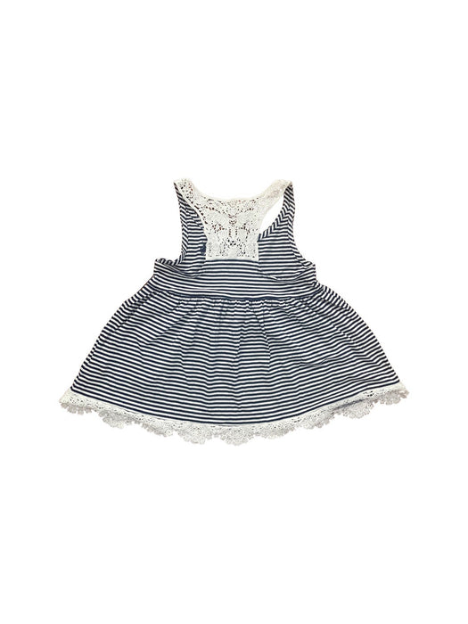 A Navy Sleeveless Dresses from Ralph Lauren in size 12-18M for girl. (Back View)