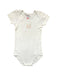 A Blue Short Sleeve Bodysuits from Petit Bateau in size 3T for neutral. (Back View)